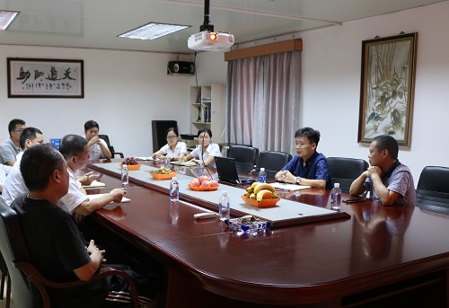 清華大學(xué)羅博士來廠指導(dǎo)交流